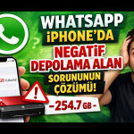 WhatsApp iPhone Negatif Depolama Alanı Sorunu (Kesin Çözüm)
