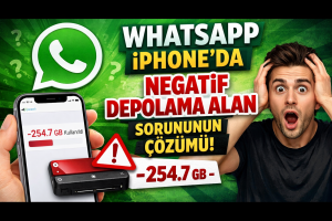 WhatsApp iPhone Negatif Depolama Alanı Sorunu (Kesin Çözüm)